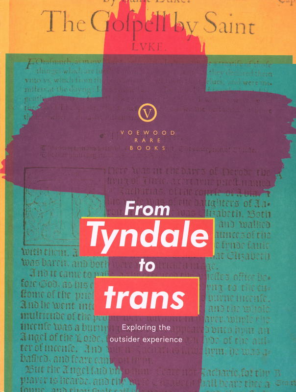 Catalogue 7 : from Tyndale to trans : exploring the outsider experience cover