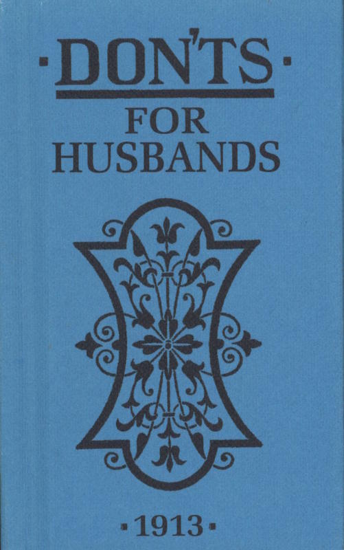 Don'ts for husbands / Blanche Ebbutt cover