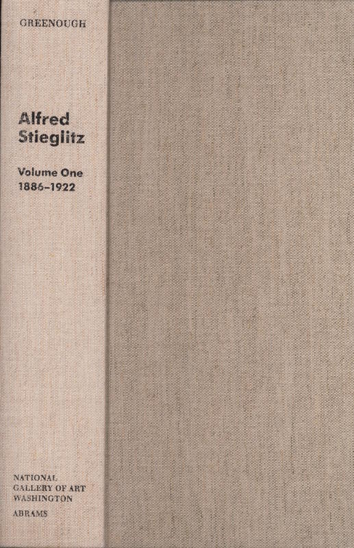 Alfred Stieglitz | the key set : the Alfred Stieglitz collection of photographs (volume one : 1886-1922) / Sarah Greenough cover