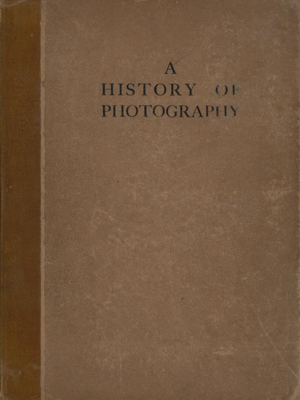 A history of photography / by William Shepperley cover
