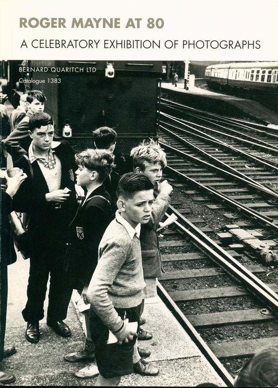 Roger Mayne at 80 : a celebratory exhibition of photographs / [essay by Ann Jellicoe] cover