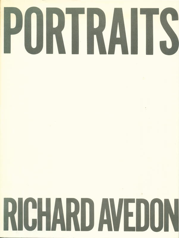 Portraits / Richard Avedon cover