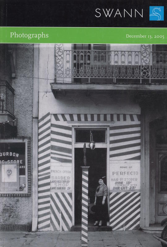 Photographs : December 13, 2005 / Swann Galleries cover