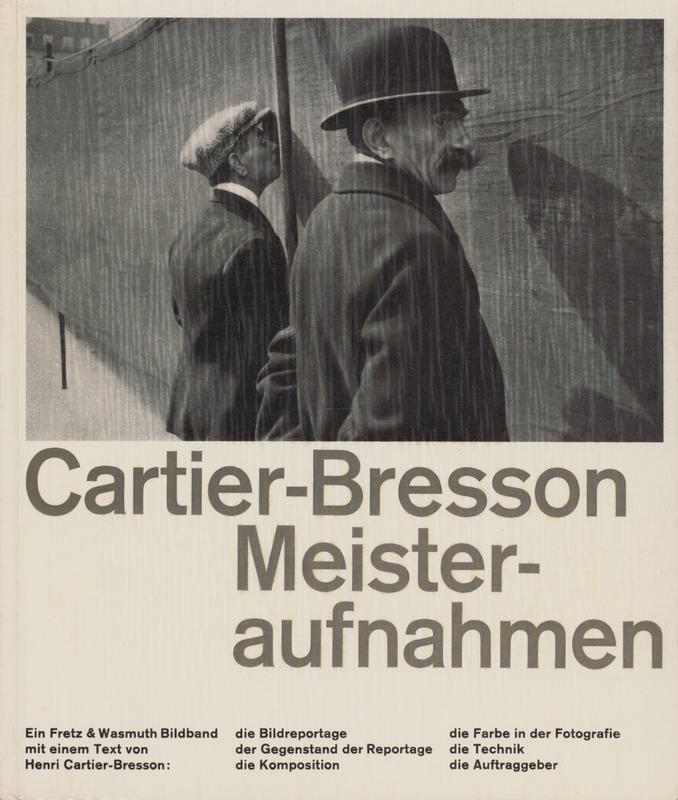 Henri Cartier-Bresson : meisteraufnahmen cover