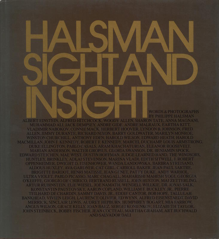 Halsman : sight and insight / words and photographs by Philippe Halsman cover