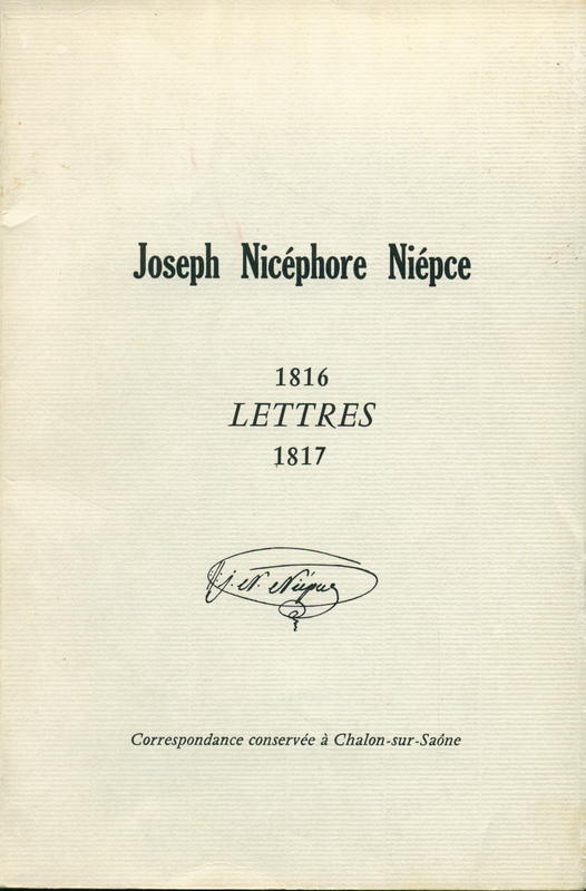 Lettres, 1816–1817 : correspondance conserve a Chalon-sur-Saone = Correspondence kept in Chalon-sur-Saône cover
