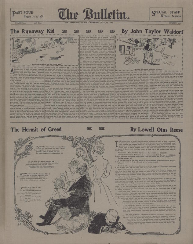 A kid on the Comstock / by John Taylor Waldorf cover