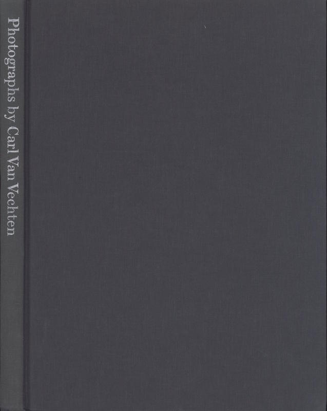 Photographs by Carl Van Vechten cover