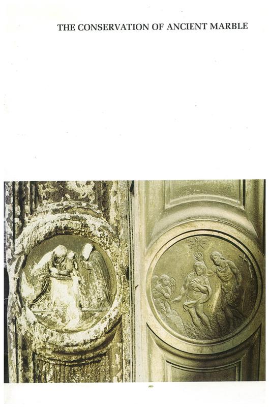 The conservation of ancient marble cover