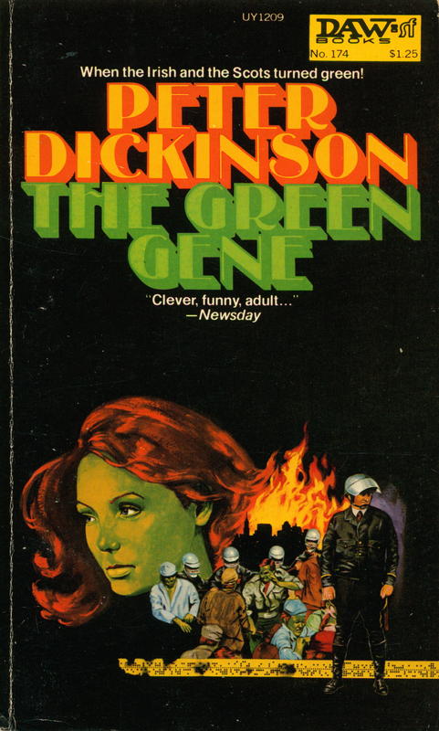 The Green Gene / Peter Dickinson cover