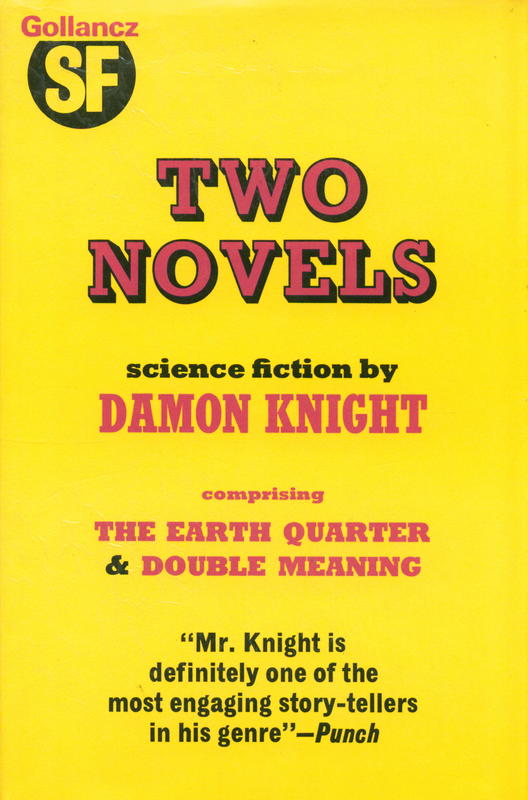 Two novels / Damon Knight cover