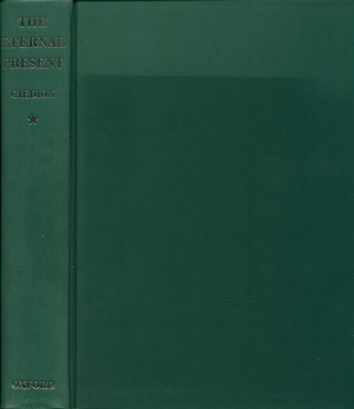 The eternal present : volume I : the beginnings of art / S. Giedion cover