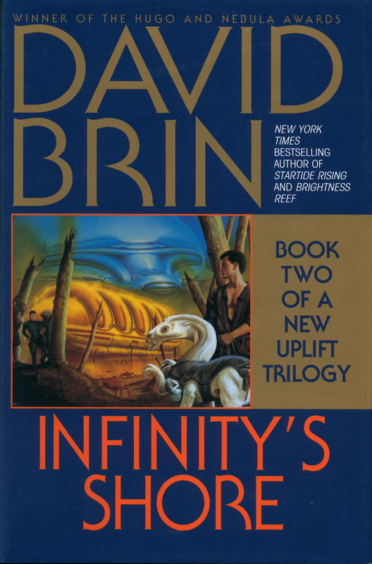 Infinity's shore : Book two of a new uplift trilogy / David Brin cover
