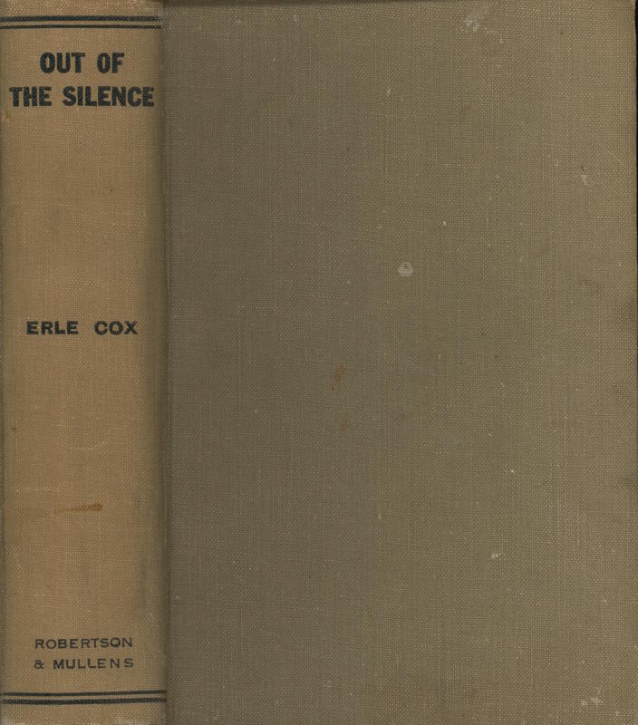 Out of the silence / Erle Cox cover
