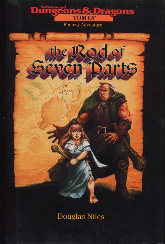 The rod of seven parts / Douglas Niles cover