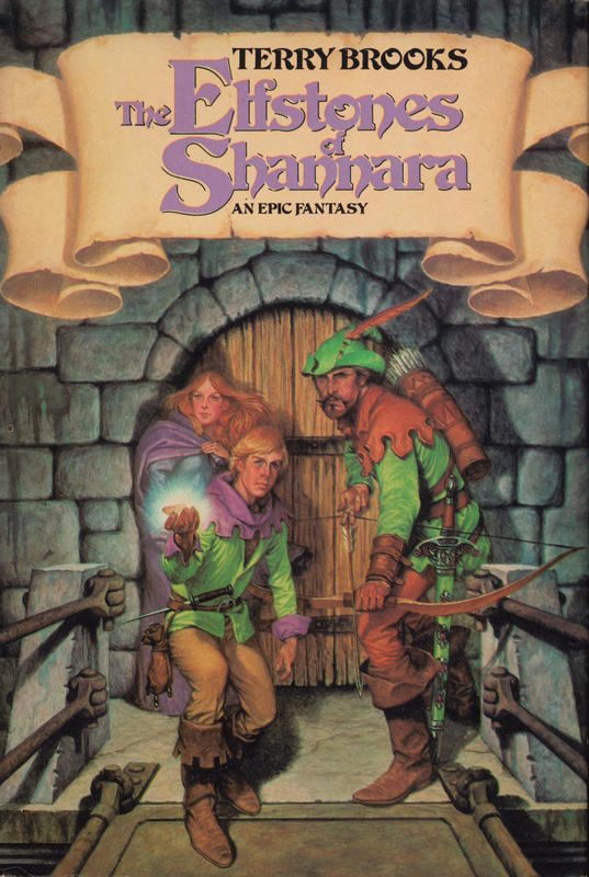 The elfstones of Shannara / Terry Brooks ; illustrated by Darrell K. Sweet cover