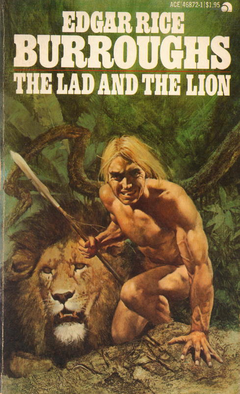 The lad and the lion / Edgar Rice Burroughs cover