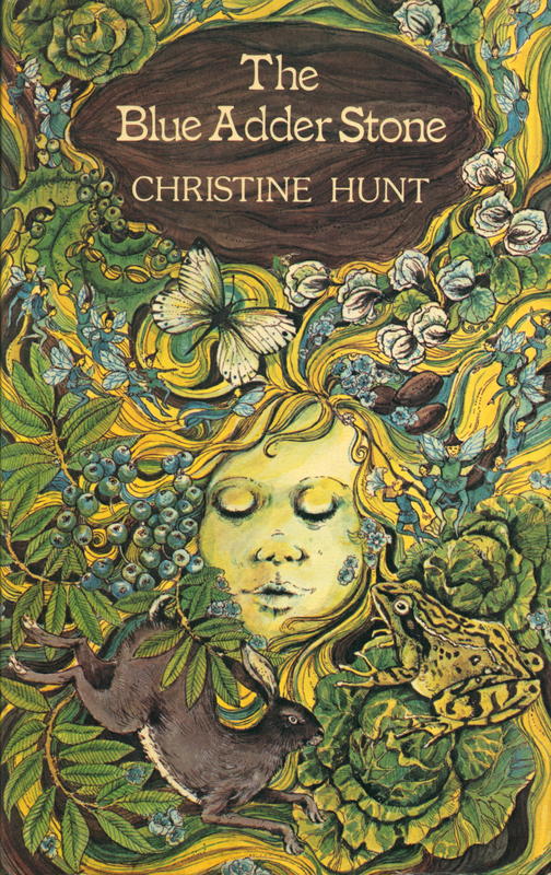 The blue adder stone / Christine Hunt cover