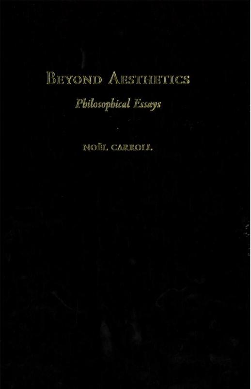 Beyond aesthetics : philosophical essays cover