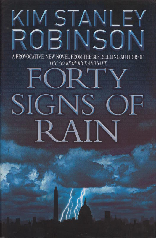 Forty signs of rain / Kim Stanley Robinson cover