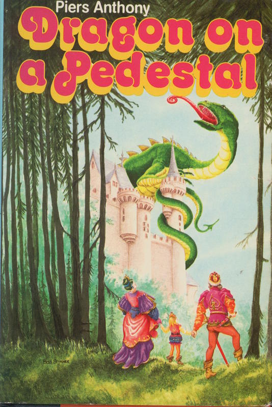 Dragon on a pedestal / Piers Anthony cover