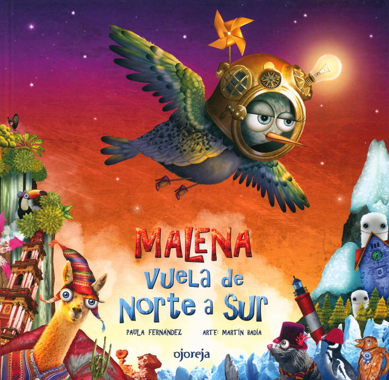 Malena vuela de Norte a Sur / Paula Fernandez ; arte ; Martín Badia cover
