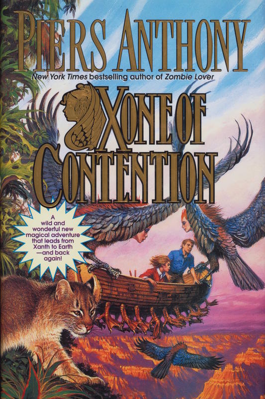 Xone of contention / Piers Anthony cover