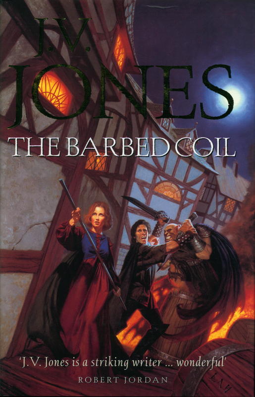 The barbed coil / J. V. Jones cover