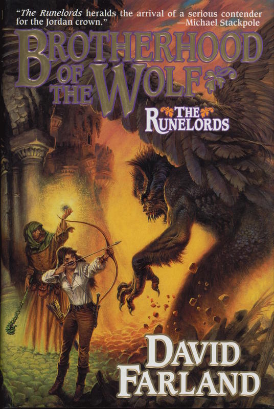 Brotherhood of the wolf / David Farland cover