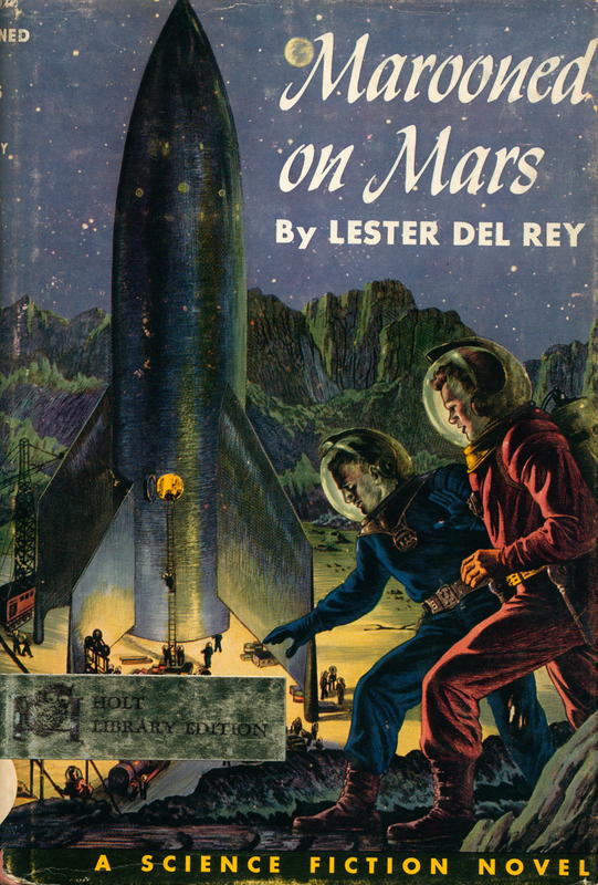 Marooned on Mars / Lester del Rey cover