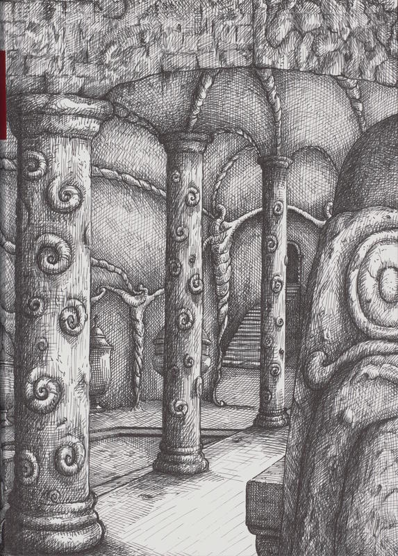 Titus Groan / Mervyn Peake ; introduction by Michael Moorcock ; illustrations by Peter Harding cover