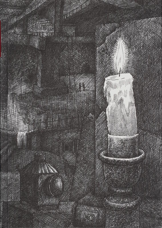 Titus alone / Mervyn Peake ; illustrations by Peter Harding cover