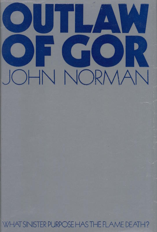 Outlaw of Gor / science fiction by John Norman cover