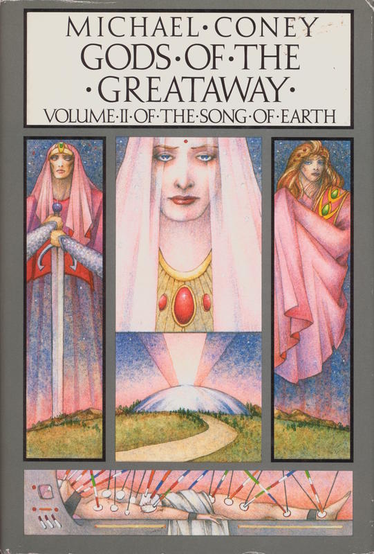 Gods of the Greataway / Michael Coney cover