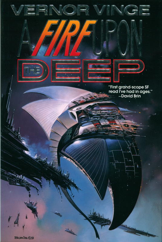 A fire upon the deep / Vernor Vinge cover