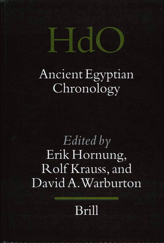 Ancient Egyptian chronology cover