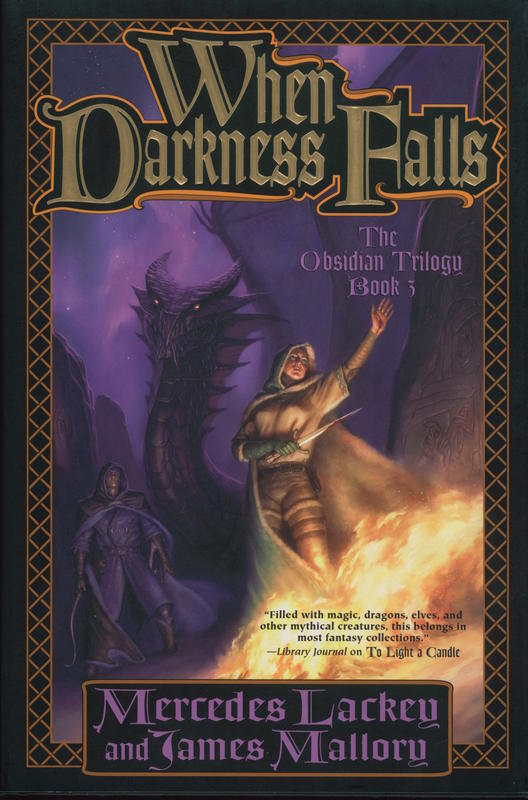 When darkness falls / Mercedes Lackey and James Mallory cover