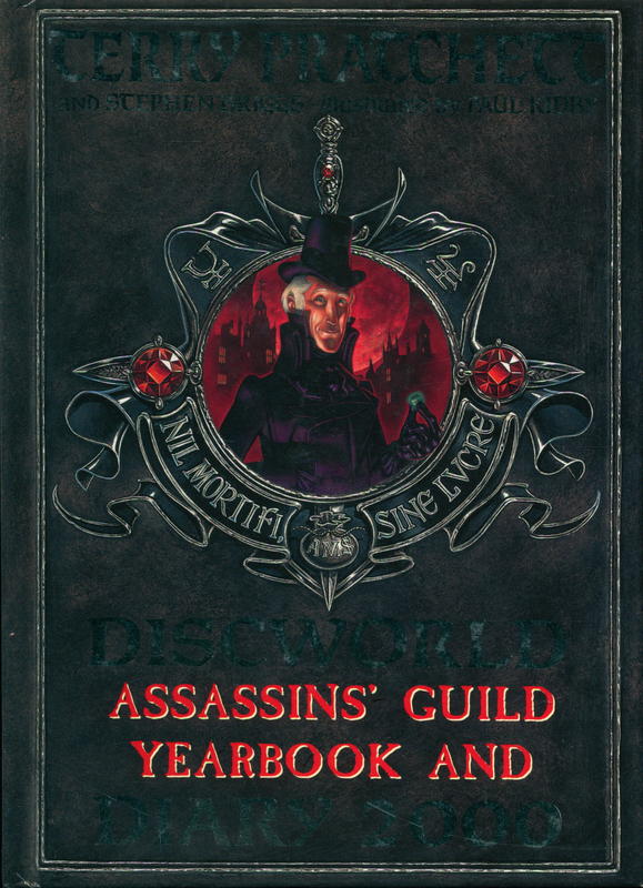 Discworld assassins' guild yearbook and diary 2000 / Terry Pratchett ; Stephen Briggs ; illustrated by Paul Kidby cover
