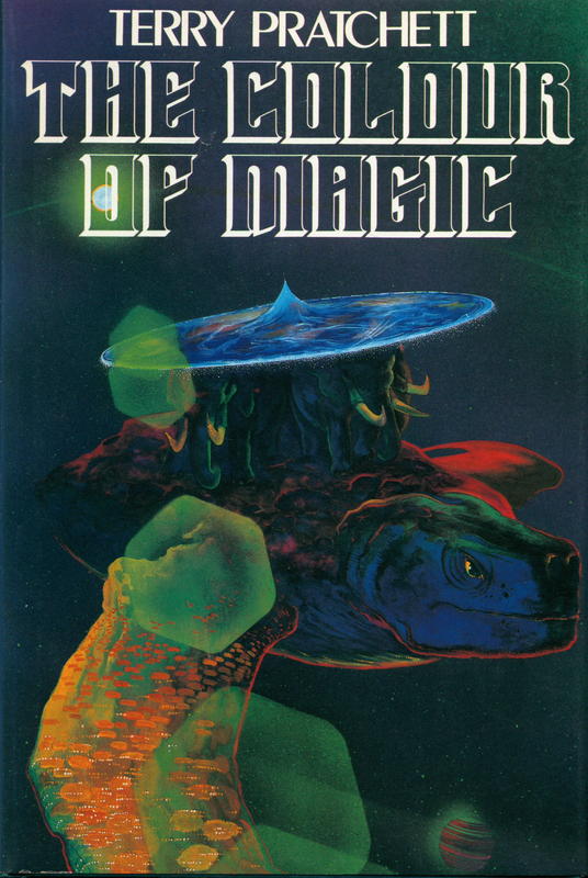 The colour of magic / Terry Pratchett cover
