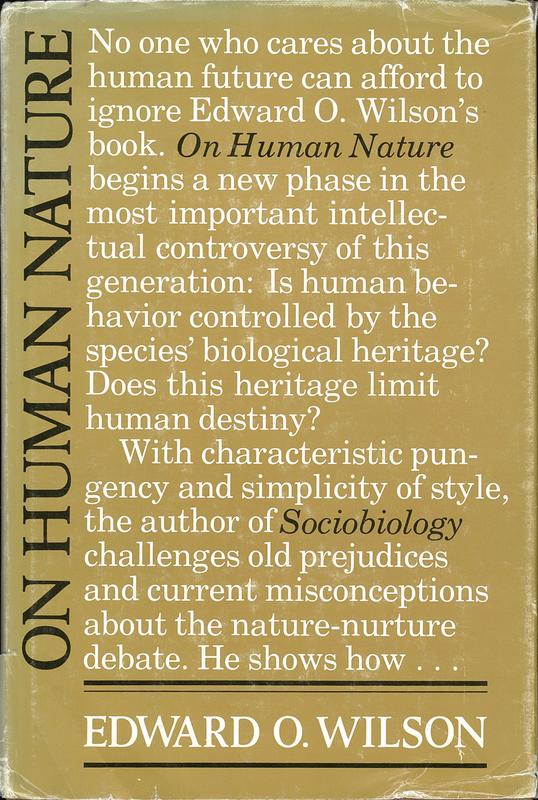 On human nature cover