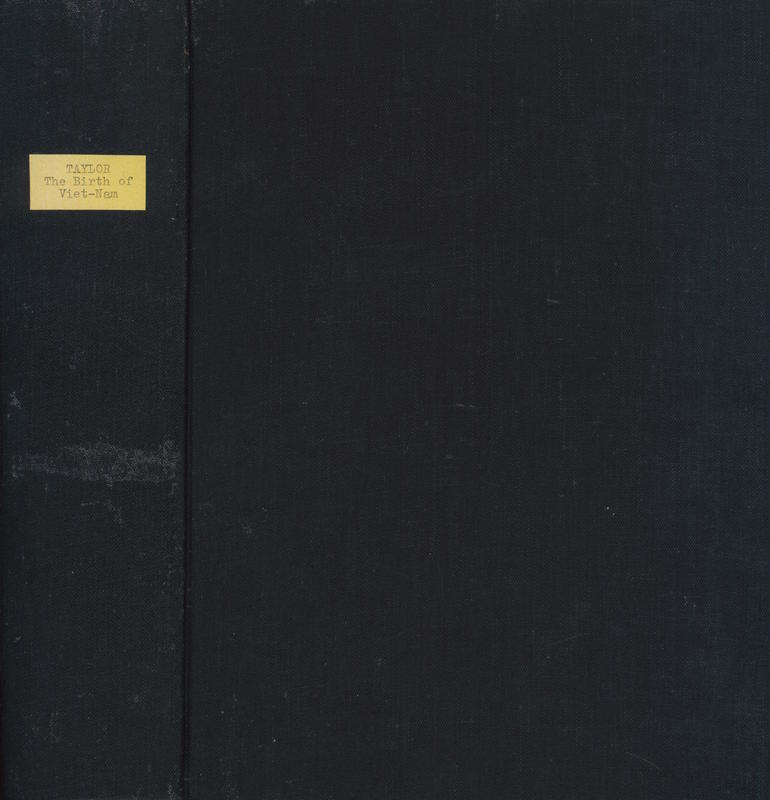 The birth of Vietnam / Keith Weller Taylor cover
