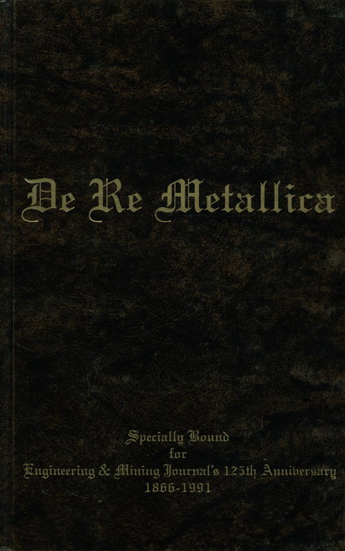 De re metallica / Georgius Agricola ; translated by Herbert Clark Hoover and Lou Henry Hoover cover