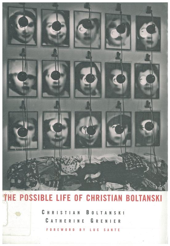 The possible life of Christian Boltanski cover