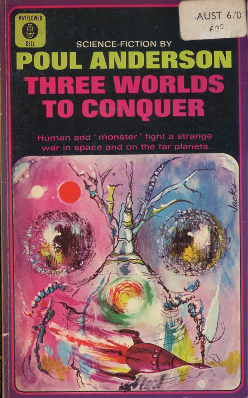 Three worlds to conquer / Poul Anderson cover