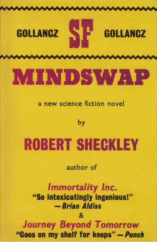 Mindswap / a novel by Robert Sheckley cover