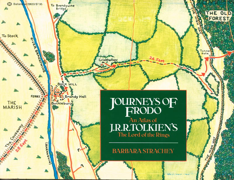 Journeys of Frodo : An atlas of J. R. R. Tolkien's The Lord of the Rings / Barbara Strachey cover