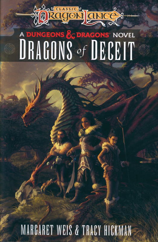Dragons of deceit : dragonlance destinies : volume 1 / Margaret Weis & Tracy Hickman cover