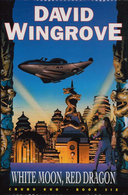 White moon, red dragon / David Wingrove cover