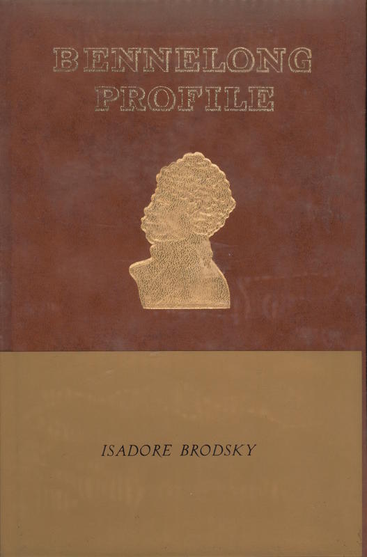 Bennelong profile : dreamtime reveries of a native of Sydney Cove / Isadore Brodsky cover