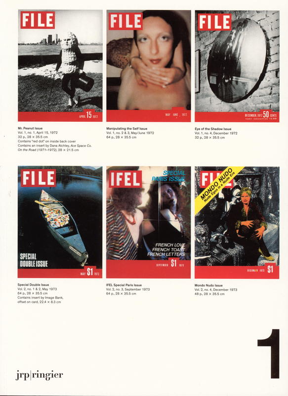 FILE megazine's complete reprint : volume 1 of 6 cover